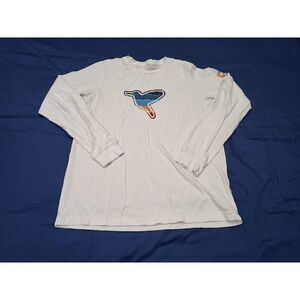 Bird Dogs Shirt Mens Medium White Long Sleeve Casual Tee T-Shirt